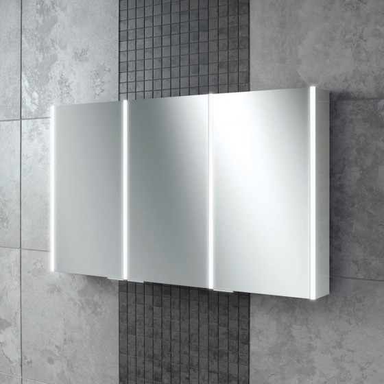 Xenon Triple Door Mirrored Cabinet 1205x700mm