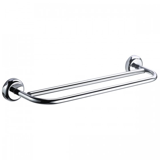 Nova Chrome Double 457mm Towel Rail