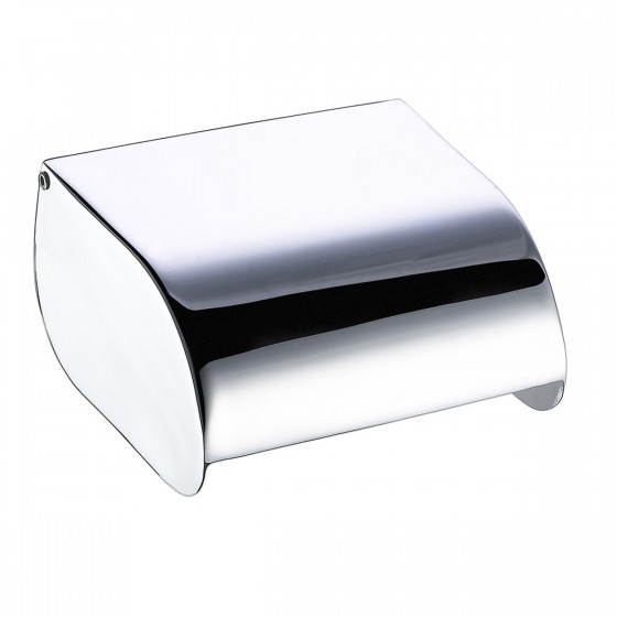 Nova Chrome Toilet Roll Holder with Cover