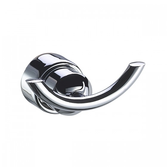 Nova Chrome Double Robe Hook