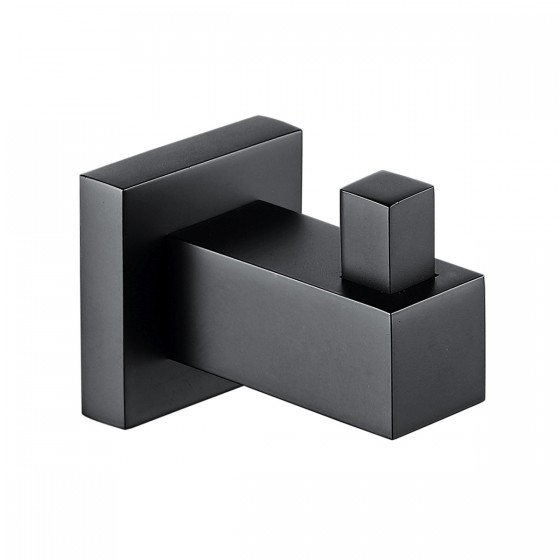 Noir A Series Matt Black Robe Hook