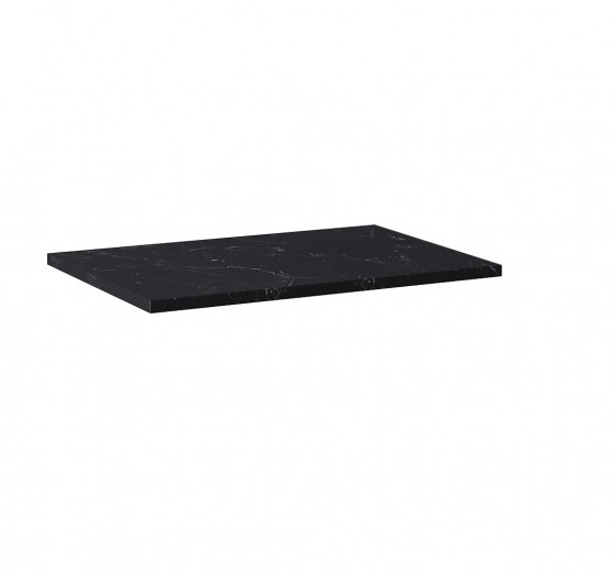 Look Modular Marble Worktop 60x46x2cm Black Matt