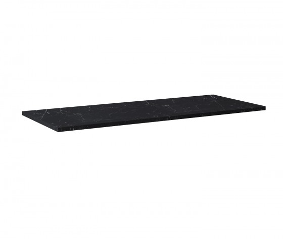 Look Modular Marble Worktop 120x46x2cm Black Matt