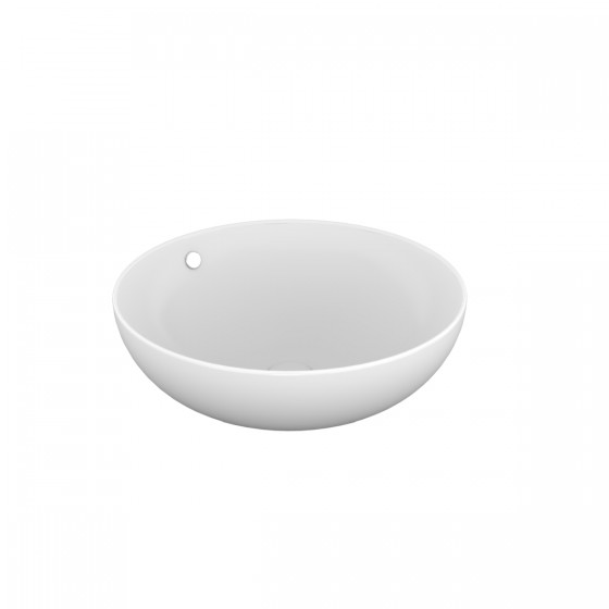 Invent 43cm Countertop Basin Matt White