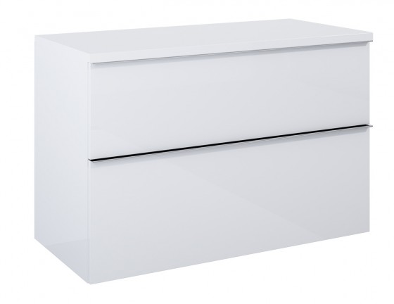 Look Worktop 60x46cm White High Gloss
