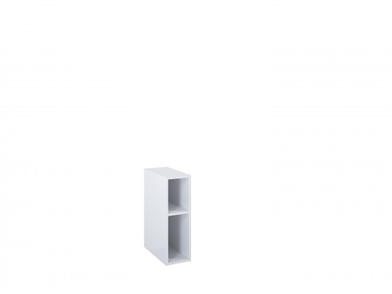 Look Modular Wall Hung Double Open Unit 20cm White High Gloss