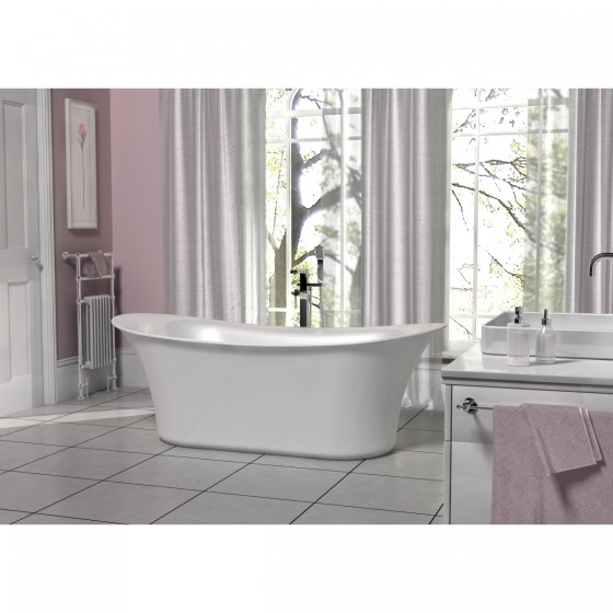 Mayfair White Bath Including Waste 1670 x 730mm
