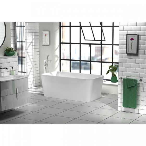 Clarence White Bath Including Waste 1500 x 780mm