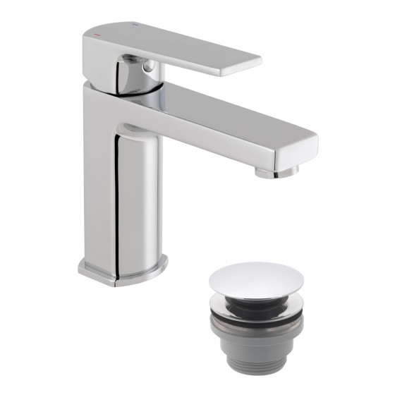 Osborne Monobloc Basin Mixer with Clicker Waste