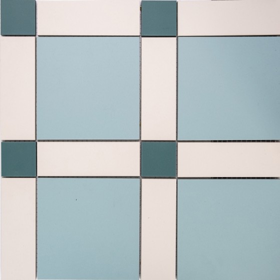 Chatsworth Victorian Mint Green Porcelain Floor Tile 385x385mm