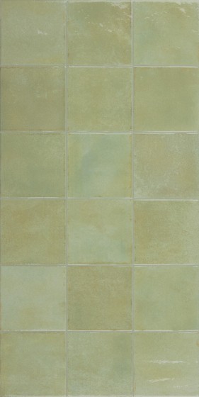 Beaumont Mint Green Squares Floor and Wall Tile 300x600mm
