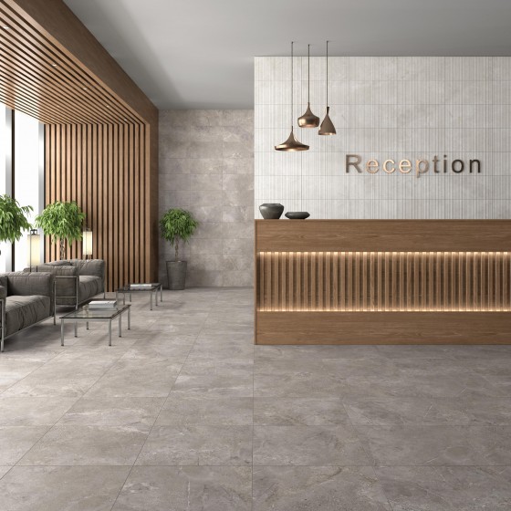 Stone Age Grey Ceramic Wall Tile 300x600mm