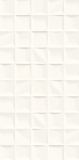 Genesis White Rise Matt Ceramic Wall Tile 300x600mm