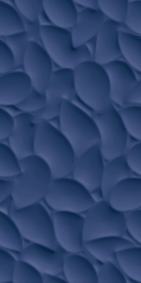 Genesis Blue Leaf Matt Ceramic Wall Tile 300x600mm