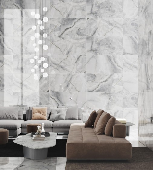 Empress Grey Onyx Porcelain Floor and Wall Tile 600x1200mm