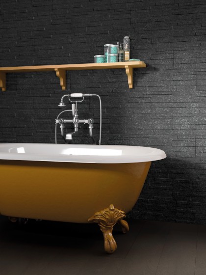 Pinnacle Black Porcelain Wall Tile 170x520mm