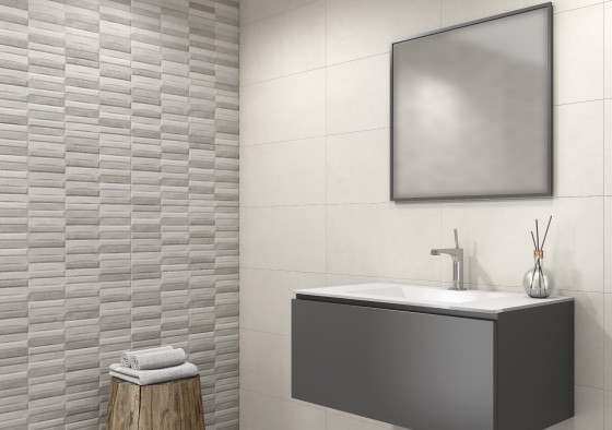 Willow White Ceramic Wall Tile 300x600mm
