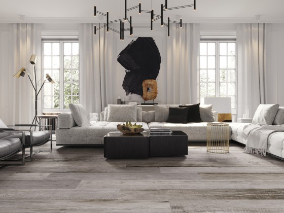 Wood Variety Grey Porcelain Floor and Wall Tile 200x1200mm