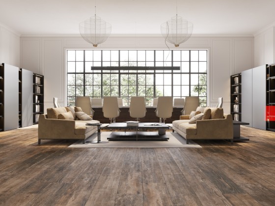Wood Variety Brown Porcelain Floor and Wall Tile 200x1200mm