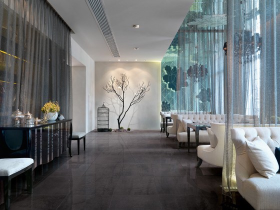 Time Black Polished Double Loaded Porcelain Floor & Wall Tile 600x600mm