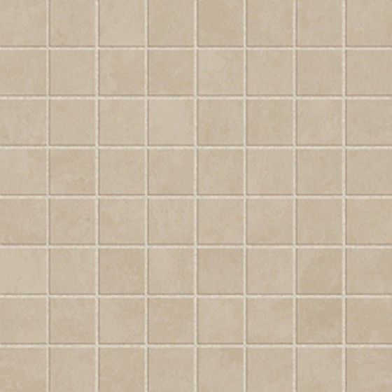 Time Mosaic Natural Rectified Double Loaded Cream Porcelain Floor and Wall Tile 300x300 (35x35)mm