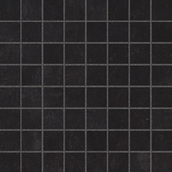 Time Mosaic Natural Rectified Double Loaded Black Porcelain Floor and Wall Tile 300x300 (35x35)mm