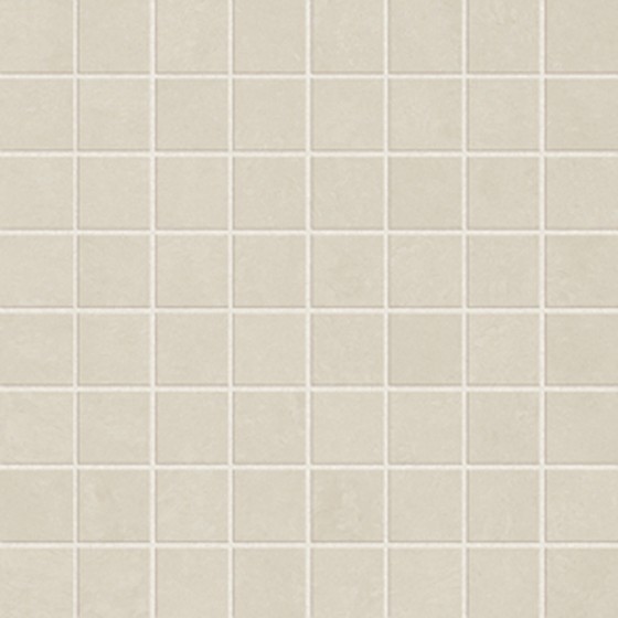 Time Mosaic Natural Rectified Double Loaded White Porcelain Floor and Wall Tile 300x300 (35x35)mm