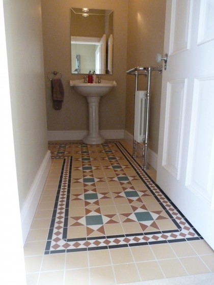 Donard Victorian Yellow Porcelain Floor Tile 285x285mm