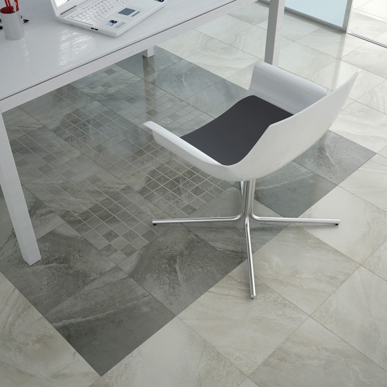 Luxor Grey Floor Tile 333x333mm