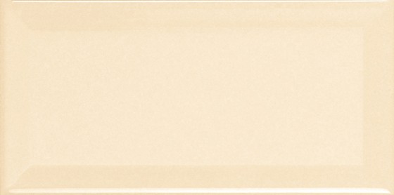 Metro Undergorund Bevel Cream Ceramic Wall Tile  75x150mm