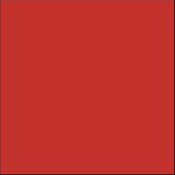 N&C Ikon Plain Colour Pillarbox Red Gloss Ceramic Wall Tile 148x148mm
