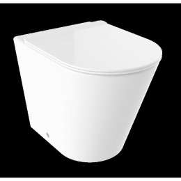 Surface Rimless Back to Wall Pan with Slim Soft Close Seat
