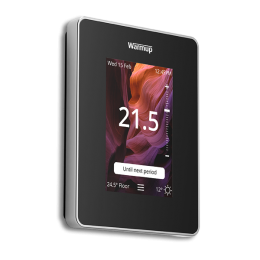 Warmup 6iE Wifi Thermostat Onyx Black