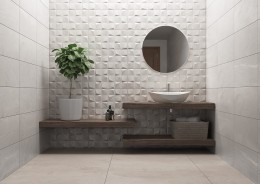 Scandinavia White Ceramic Wall Tile 300x600mm