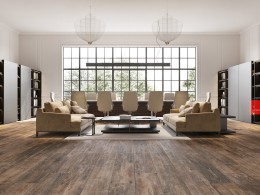 Wood Variety Brown Porcelain Floor and Wall Tile 200x1200mm