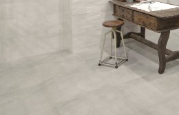 Touch Light Grey Porcelain Floor and Wall Tile 450x450mm