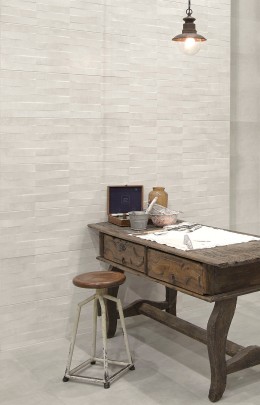 Touch White Decor Ceramic Wall Tile 270x420mm