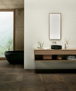 Genesis White Reef Matt Ceramic Wall Tile 300x600mm