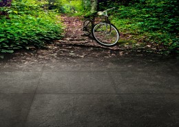 Lifestyle Bathroom, Kitchen, Conservatory, Hallway/Living Area with Recycled Satin Polished Ecotech Slate Preto Black Porcelain Floor and Wall Tile