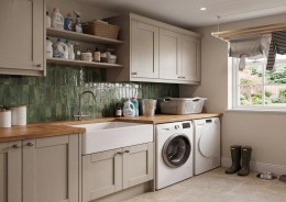 Beaumont Jade Green Brick Porcelain Floor and Wall Tile 300x600mm