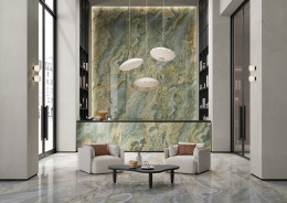 Lavish GG9 Onyx Green and Gold Porcelain Floor and Wall Tile 600x1200x10mm