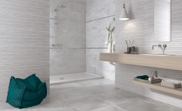 Lifestyle Bathroom,Kitchen, Conservatory,Hallway/Living Area with Future Strone White Matt Ceramic Floor Wall