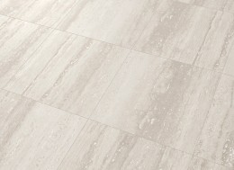 Pure Travertine Grey Porcelain Floor Tile 600x600mm