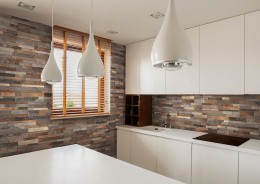 Split Face Slate Multicolour Porcelain Wall Tile 150x610mm