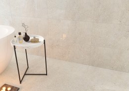 Marmo Ignea Cream Gloss Ceramic Wall Tile 270x420mm
