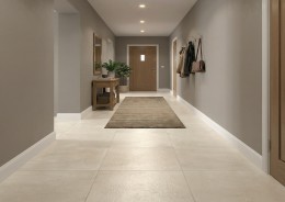 	Lifestyle Living Room Dining Room with Marble Stone Marmo Stu Stone Matt Ceramic Wall Tile