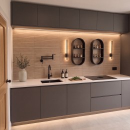 Tokyo Slatwood Natural Ceramic Wall Tile 310x610mm