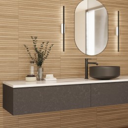 Tokyo Slatwood Natural Ceramic Wall Tile 310x610mm