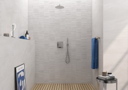 Arcadia White Natural Rectified Ceramic Wall and Floor Tile 300x900mm