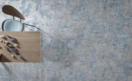 Rug Blue Porcelain Floor and Wall Tile 500x1000mm
